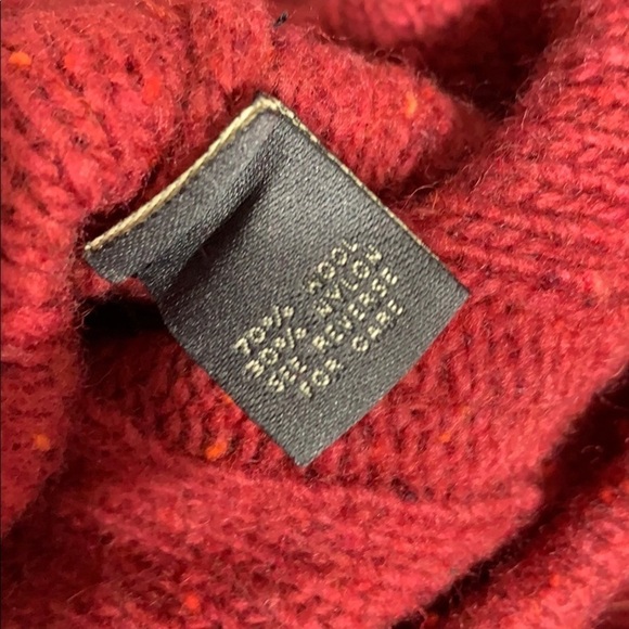 Anthropologie Laureate Lane Original Maroon Wool blazer jacket red medium - Picture 7 of 7